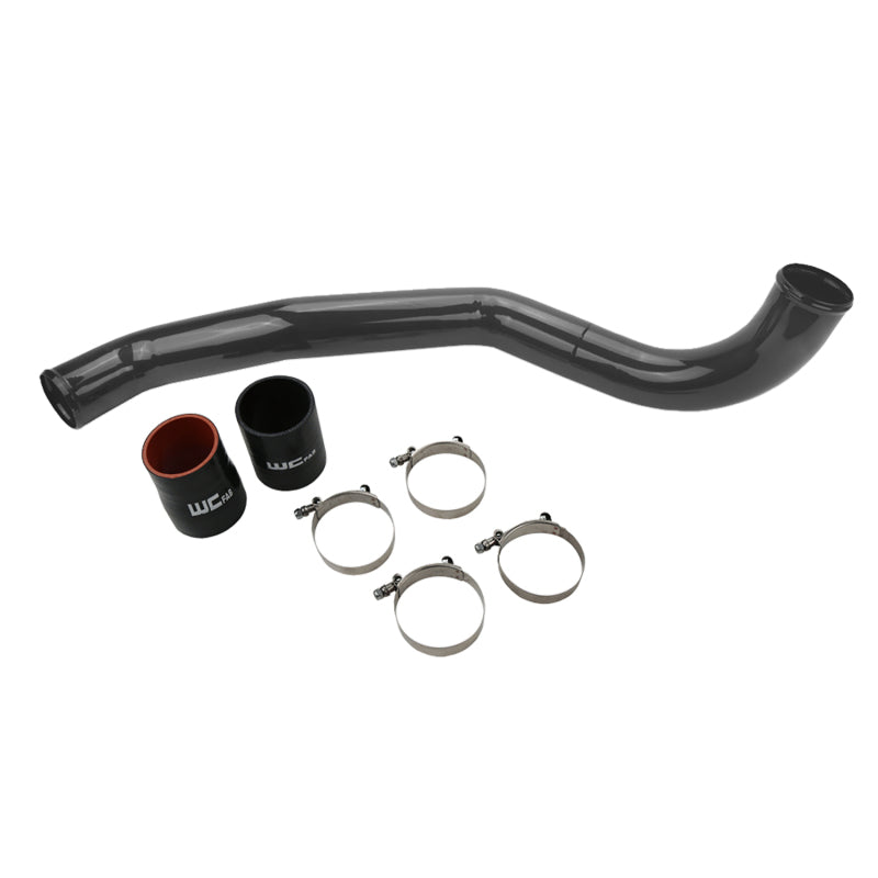 Load image into Gallery viewer, Wehrli 17-19 Chevrolet 6.6L L5P Duramax Driver Side 3in Intercooler Pipe - Gloss White
