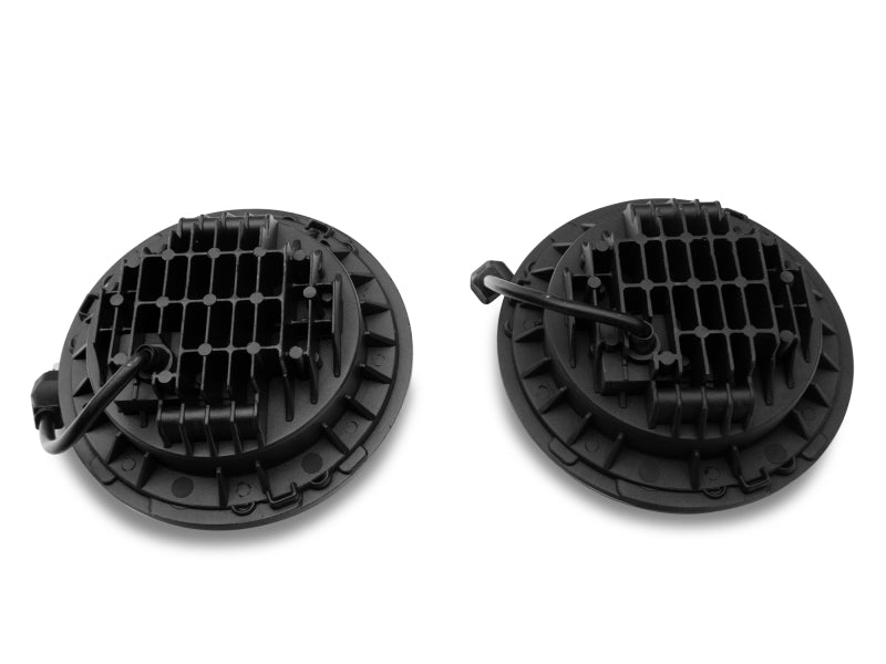 Load image into Gallery viewer, Raxiom 97-18 Jeep Wrangler TJ/JK Axial Series LED Daymaker Headlights- Chrome Housing (Clear Lens)
