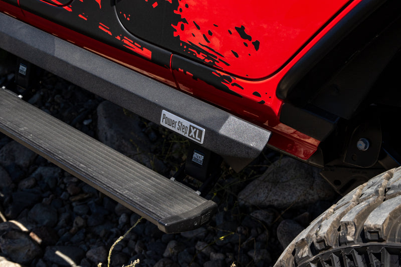 Load image into Gallery viewer, AMP Research 18-22 Jeep Wrangler JL 4DR (Excl. 4XE/Rubicon 392) PowerStep XL - Black
