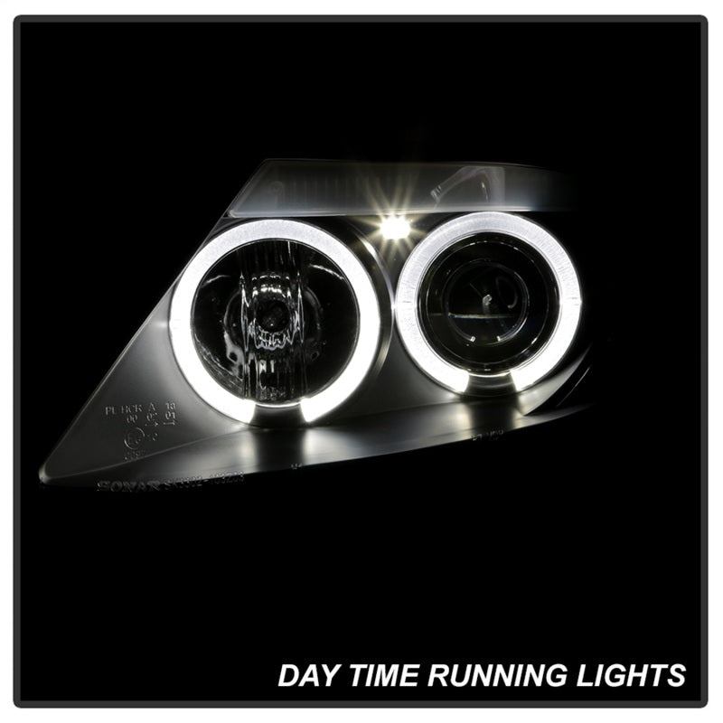 Load image into Gallery viewer, Spyder BMW Z4 03-08 Projector Headlights Xenon/HID Model Only - LED Halo Black PRO-YD-BMWZ403-HID-BK
