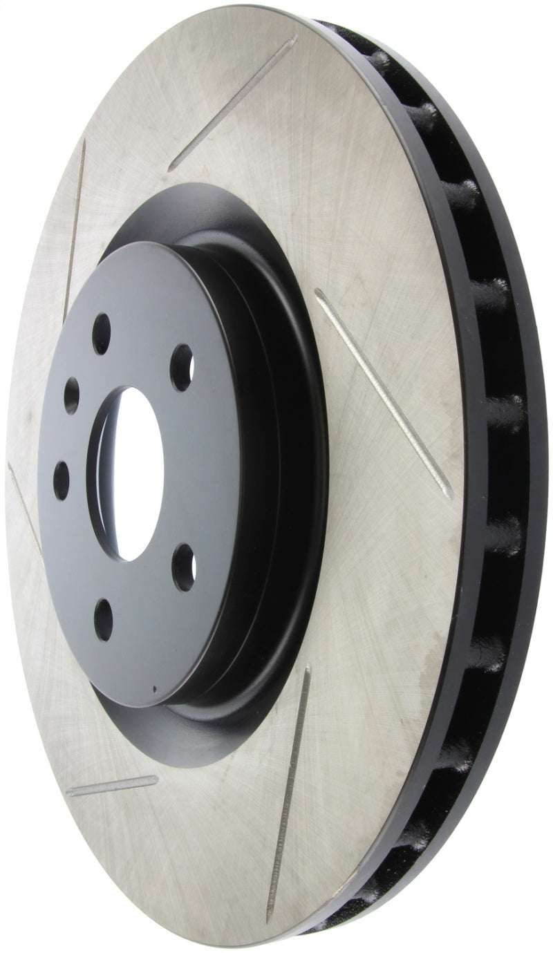Load image into Gallery viewer, StopTech Power Slot 10 Camaro SS 8cyl / 09 Pontiac G8 GXP Front Right Slotted Rotor
