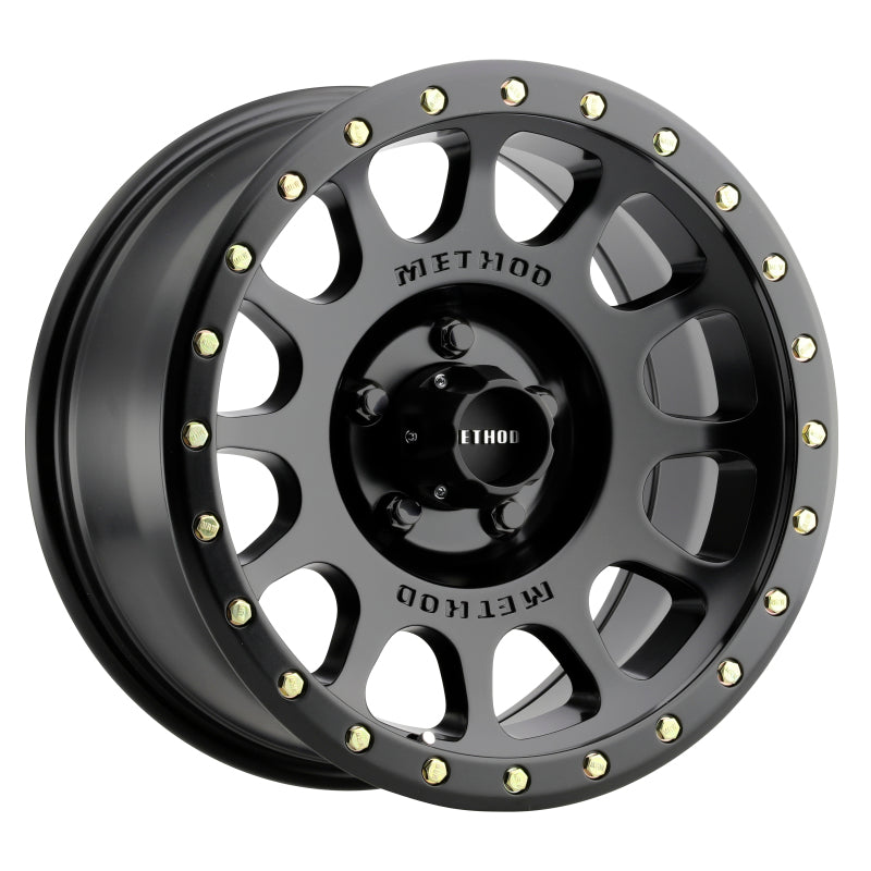 Load image into Gallery viewer, Method MR305 NV 17x8.5 0mm Offset 5x4.5 83mm CB Matte Black Wheel
