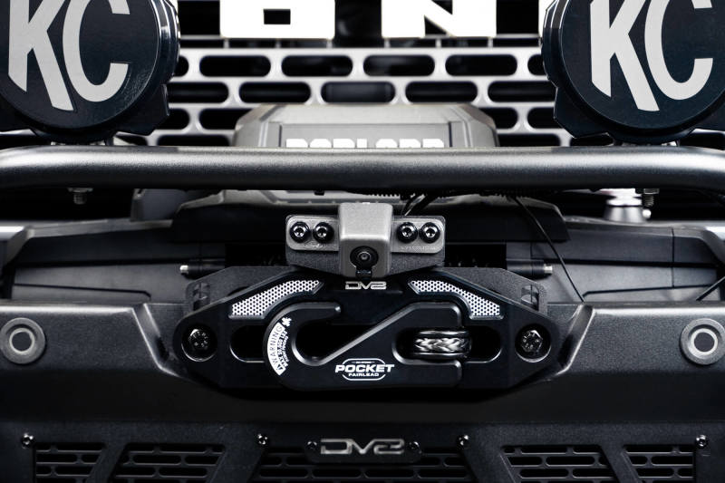Load image into Gallery viewer, DV8 Offroad 21-23 Ford Bronco Front Camera Relocation Bracket

