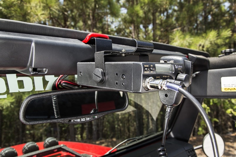 Load image into Gallery viewer, Rugged Ridge CB Radio Mount Windshield 03-06 Jeep Wrangler TJ/LJ
