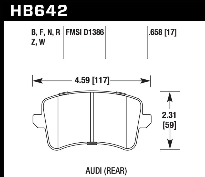 Load image into Gallery viewer, Hawk Performance 09-10 Audi A4/Quattro / 08-11 A5 Quattro / 09-11 Q5 Rear Ceramic Street Brake Pads
