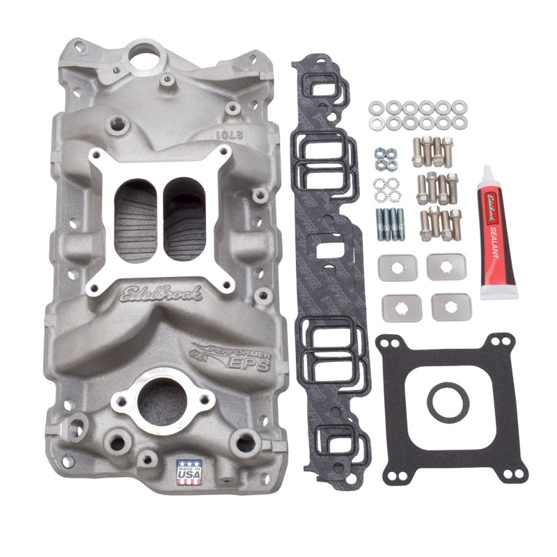Load image into Gallery viewer, Edelbrock Manifold Installation Kit Performer Eps SBC 1957-1986 Natural Finish
