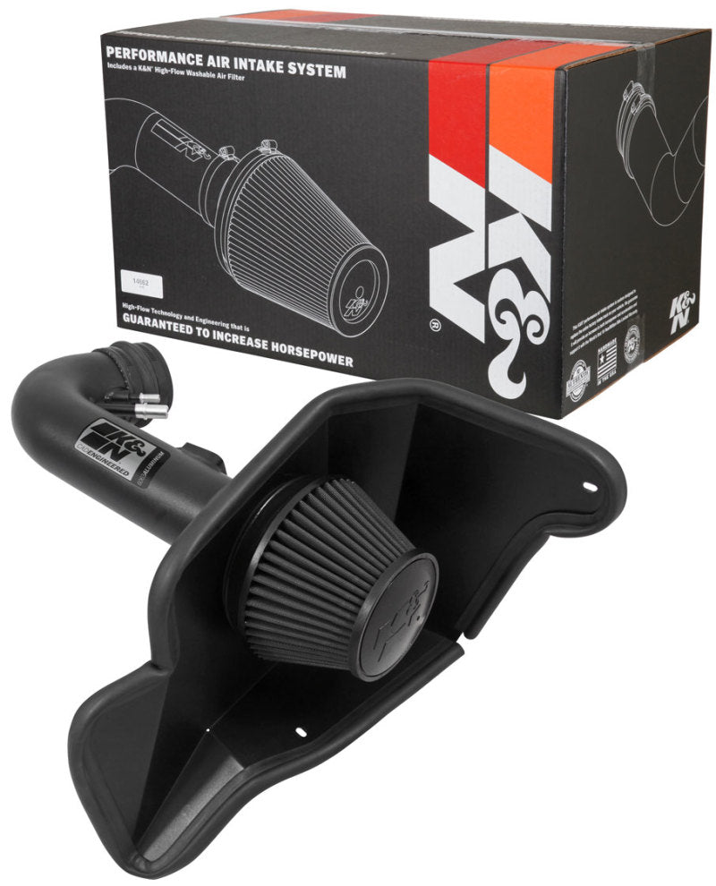 Load image into Gallery viewer, K&amp;N 2015 Ford Mustang GT 5.0L V8 Black Performance Intake Kit
