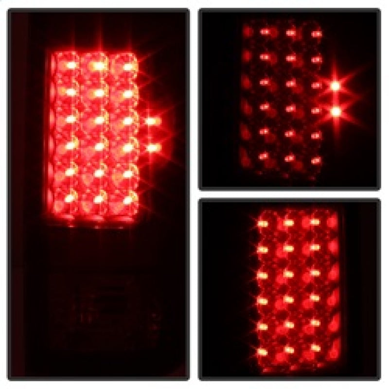Load image into Gallery viewer, Xtune Ford F250/350/450/550 Super Duty 99-07 LED Tail Lights Black Smoke ALT-JH-FF15097-LED-BKSM
