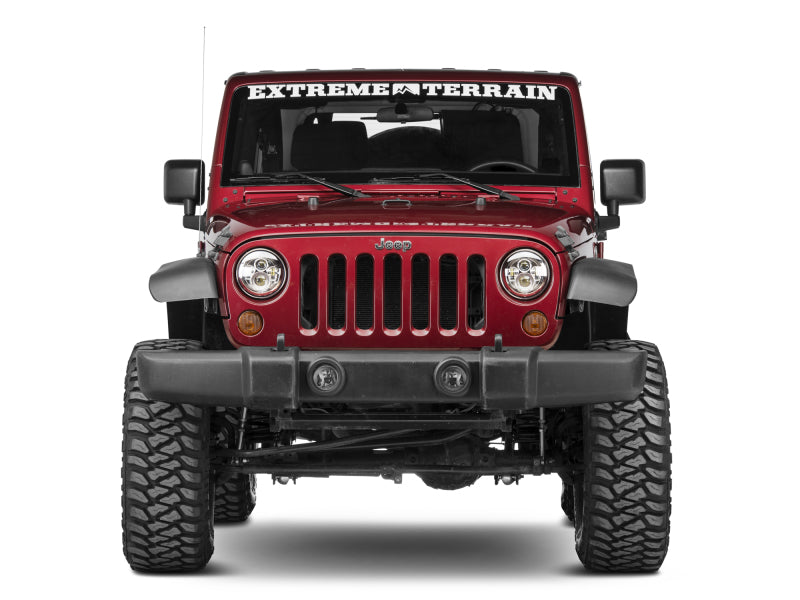 Load image into Gallery viewer, Raxiom 97-18 Jeep Wrangler TJ/JK Axial Series LED Daymaker Headlights- Chrome Housing (Clear Lens)

