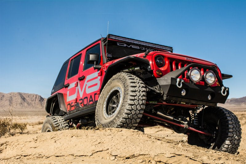 Load image into Gallery viewer, DV8 Offroad 07-18 Jeep Wrangler JK Front &amp; Rear Flat Tube Fenders
