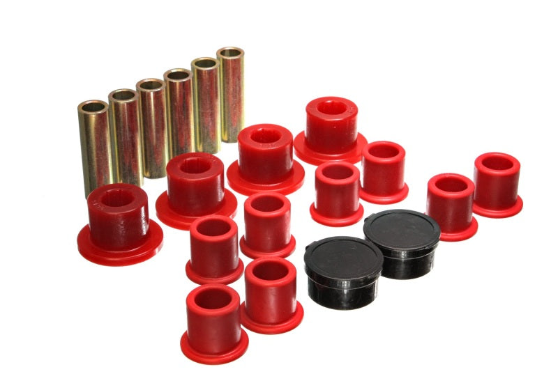 Load image into Gallery viewer, Energy Suspension 98-11 Ford Ranger Red Rear Leaf Spring Bushing Set
