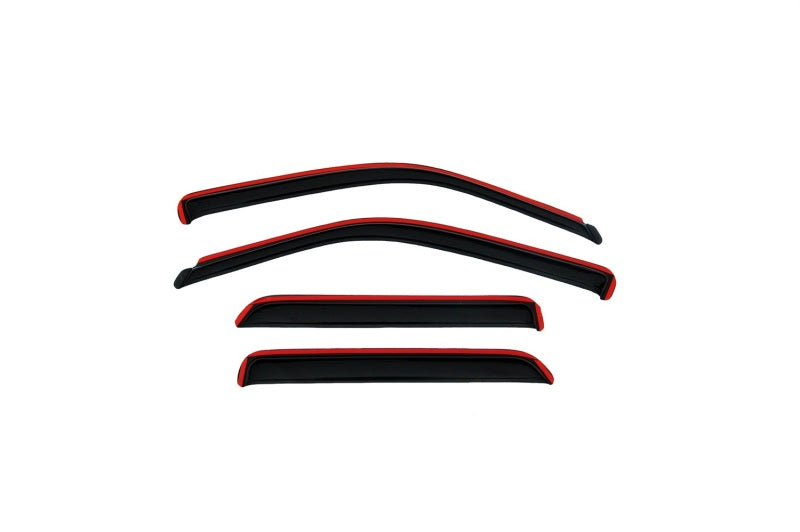 Load image into Gallery viewer, AVS 98-01 GMC Envoy Ventvisor In-Channel Front &amp; Rear Window Deflectors 4pc - Smoke
