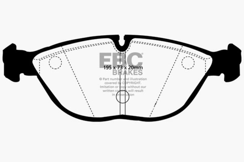 Load image into Gallery viewer, EBC 04-06 Audi TT Quattro 3.2 Bluestuff Front Brake Pads
