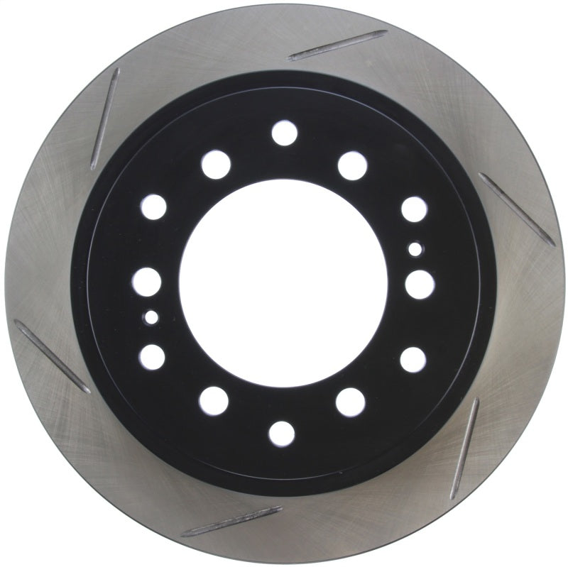 Load image into Gallery viewer, StopTech Power Slot 01-07 Toyota Sequoia/03-09 4 Runner / 03-09 Lexus GX470 Slotted Right Rr Rotor
