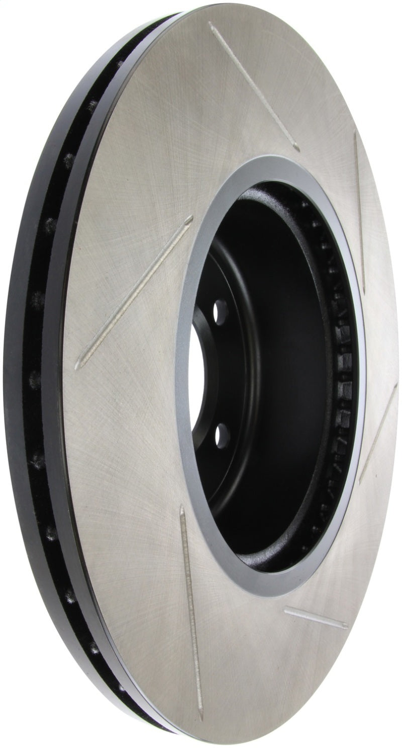 Load image into Gallery viewer, StopTech Power Slot 08-09 BMW 135i Coupe Front Left Slotted Rotor
