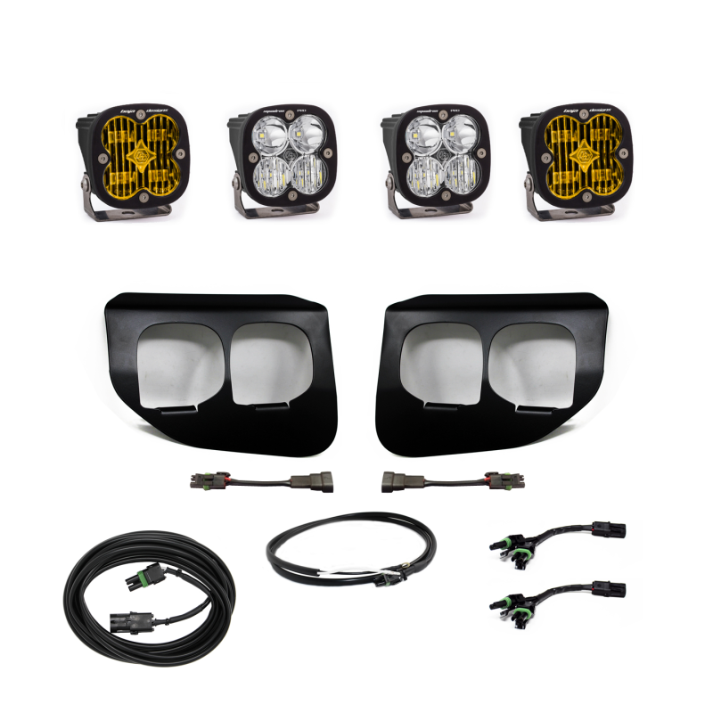 Load image into Gallery viewer, Baja Designs  Ford Super Duty (20-On) Fog Lights FPK Amber SAE/Pro DC Baja Designs w/Upfitter
