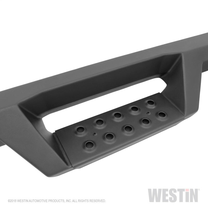 Load image into Gallery viewer, Westin 2019 Chevrolet Silverado / GMC Sierra 1500 Crew Cab Drop Nerf Step Bars - Textured Black
