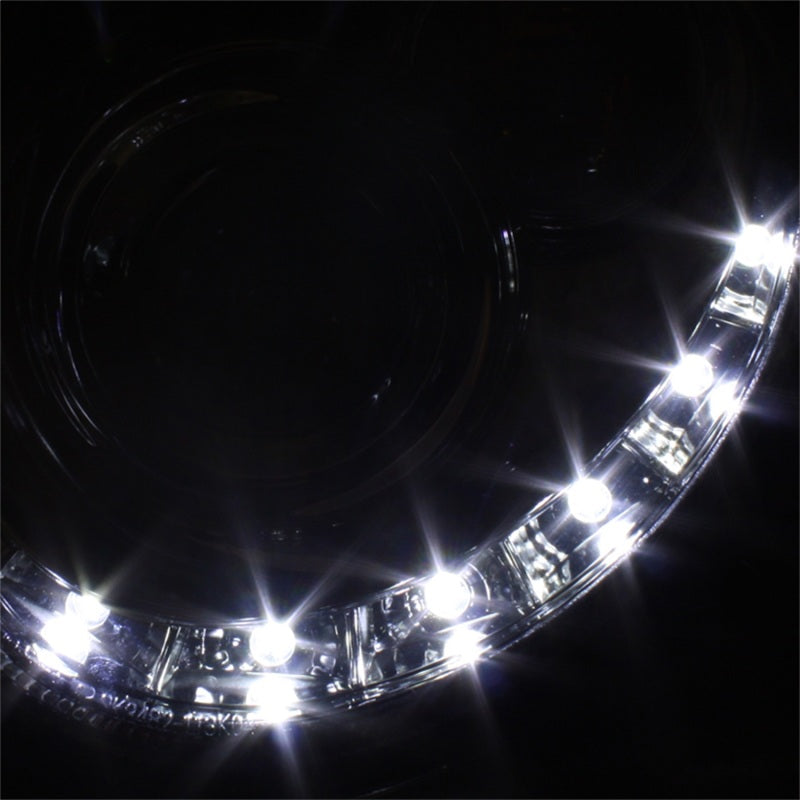 Load image into Gallery viewer, Spyder Mercedes Benz CLK 03-09 Projector Halogen Model- LED Halo DRL Chrm PRO-YD-MBCLK03-DRL-C
