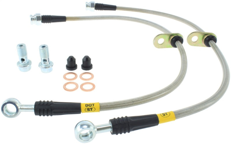 Load image into Gallery viewer, StopTech 91-05 Acura NSX Rear SS Brake Lines
