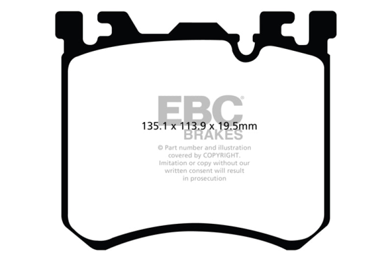 Load image into Gallery viewer, EBC 10-13 BMW X5M 4.4 Twin Turbo Redstuff Front Brake Pads
