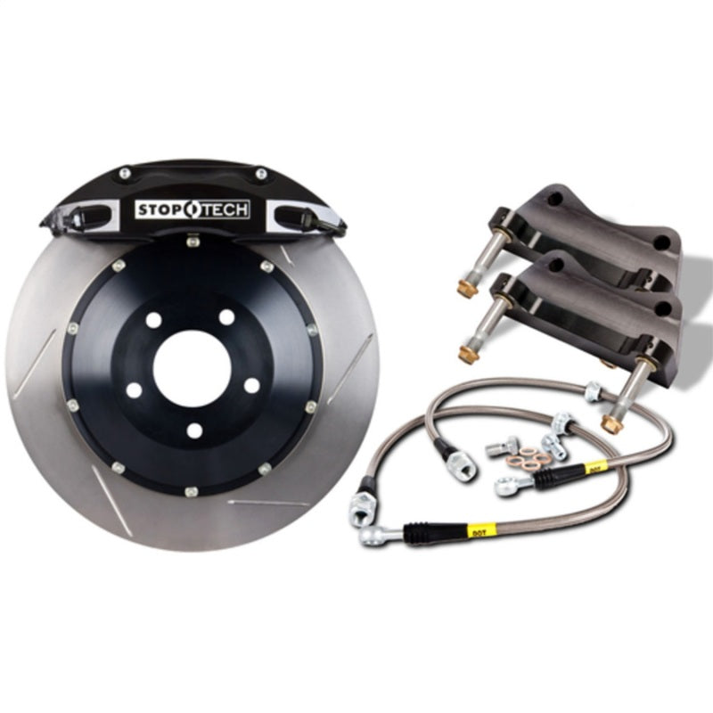 Load image into Gallery viewer, StopTech 08-13 BMW M3/11-12 1M Coupe Front BBK w/ Black ST-60 Calipers Slotted 380x35mm Rotor
