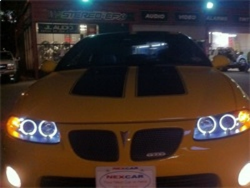 Load image into Gallery viewer, Spyder Pontiac GTO 04-06 Projector Headlights LED Halo LED Black High H1 Low H1 PRO-YD-PGTO04-HL-BK
