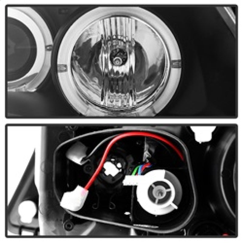 Load image into Gallery viewer, Spyder BMW E90 3-Series 06-08 Projector LED Halo Amber Reflctr Rplc Bulb Blk PRO-YD-BMWE9005-AM-BK
