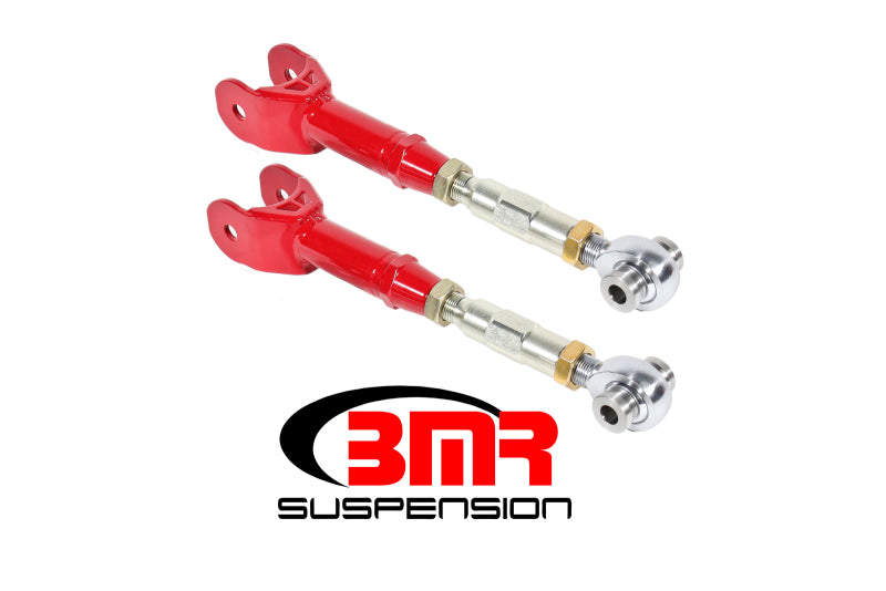 Load image into Gallery viewer, BMR 16-17 6th Gen Camaro Upper Trailing Arms w/ On-Car Adj. Rod Ends - Red
