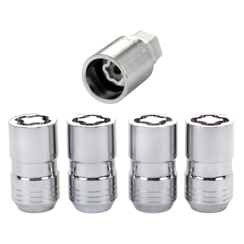 Load image into Gallery viewer, McGard Wheel Lock Nut Set - 4pk. (Cone Seat) M14X1.5 / 21mm &amp; 22mm Dual Hex / 1.639in. L - Chrome
