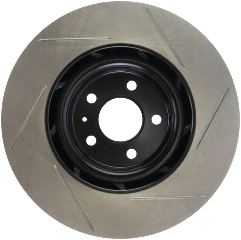 Load image into Gallery viewer, StopTech Power Slot 10-6/11 Audi S4 / 08-11 S5 Front Right Slotted Rotor
