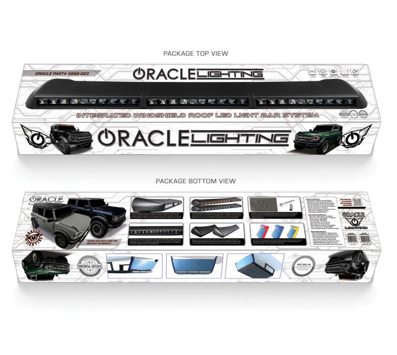 Load image into Gallery viewer, Oracle 2021+ Ford Bronco Integrated Windshield Roof LED Light Bar System
