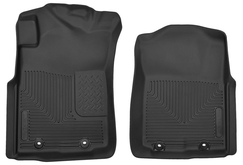 Load image into Gallery viewer, Husky Liners 12-14 Toyota Tacoma Pickup(Crew / Ext / Std Cab) X-Act Contour Black Front Floor Liners
