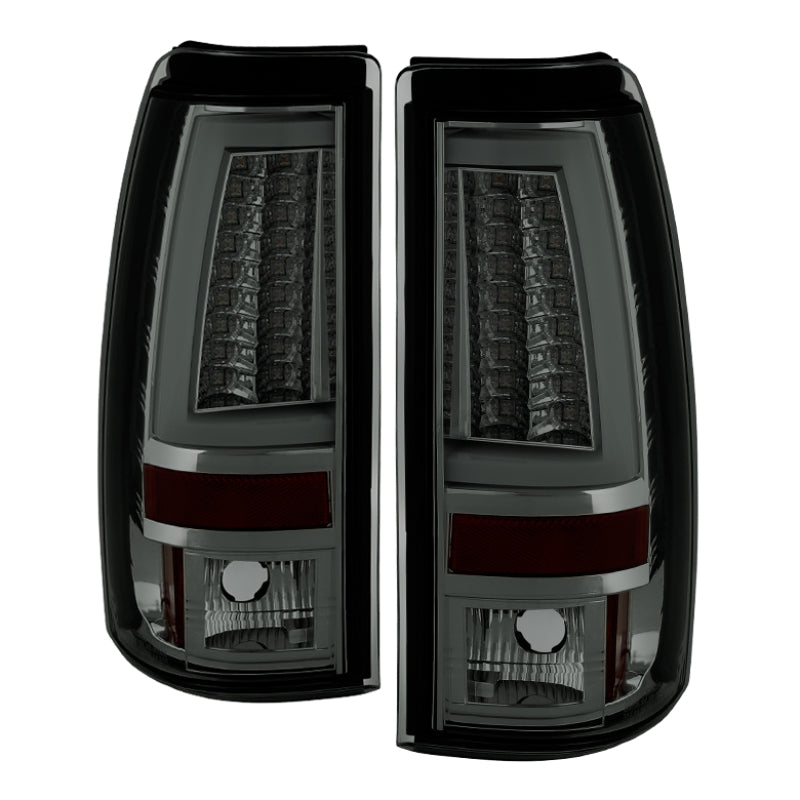 Load image into Gallery viewer, Spyder Chevy Silverado 1500/2500 99-02 Version 2 LED Tail Lights - Smoke ALT-YD-CS99V2-LED-SM
