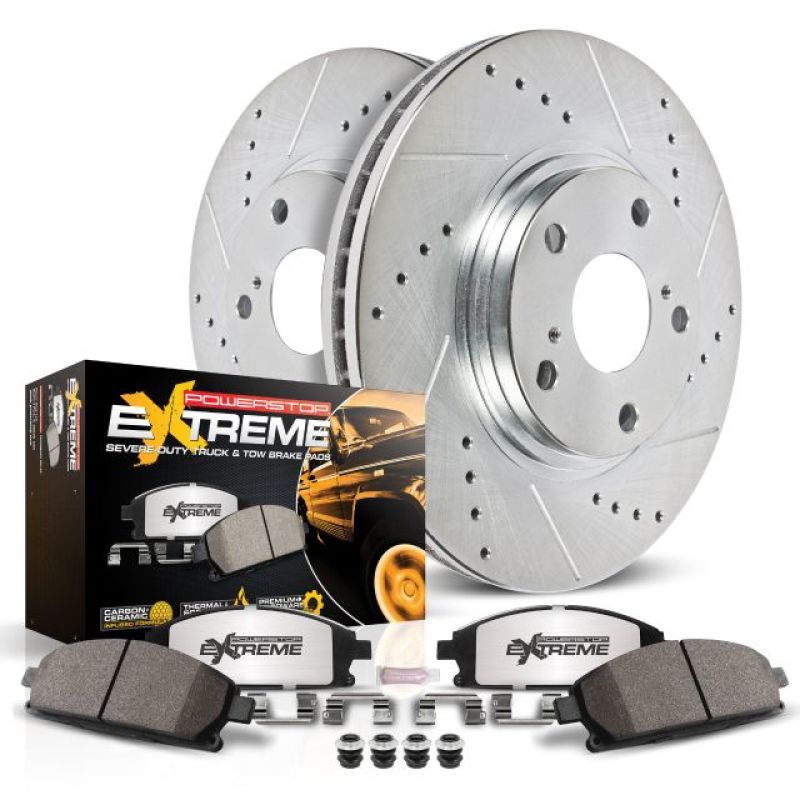 Load image into Gallery viewer, Power Stop 06-08 Dodge Ram 1500 Rear Z36 Truck &amp; Tow Brake Kit
