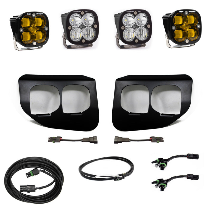 Load image into Gallery viewer, Baja Designs  Ford Super Duty (20-On) Fog Lights FPK Amber SAE/Pro DC Baja Designs w/Upfitter
