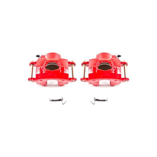 Power Stop 94-96 Chevrolet Impala Front Red Calipers w/o Brackets - Pair