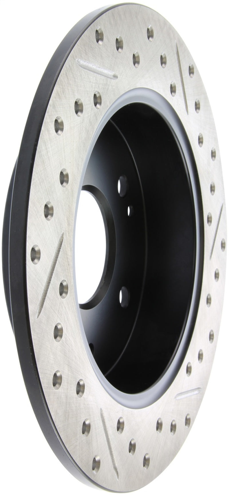 Load image into Gallery viewer, StopTech 06-09 Honda Civic Ex/Si Slotted &amp; Drilled Right Rear Rotor
