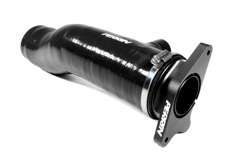 Load image into Gallery viewer, Perrin 2022+ Subaru WRX Black 3in Turbo Inlet Hose w/ Nozzle
