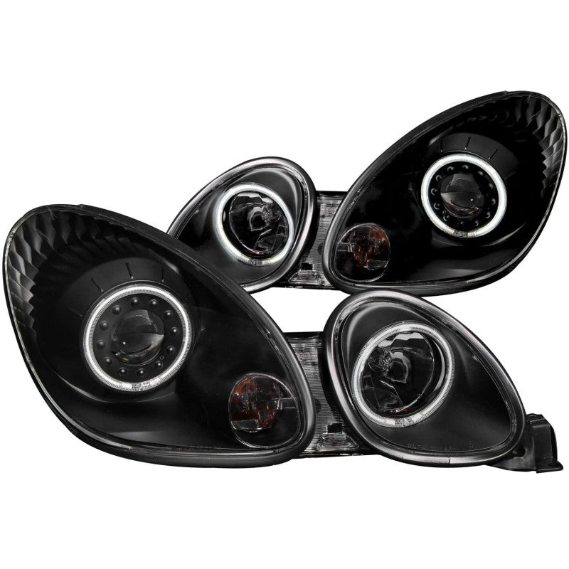 Load image into Gallery viewer, ANZO 1998-2005 Lexus Gs300 Projector Headlights w/ Halo Black
