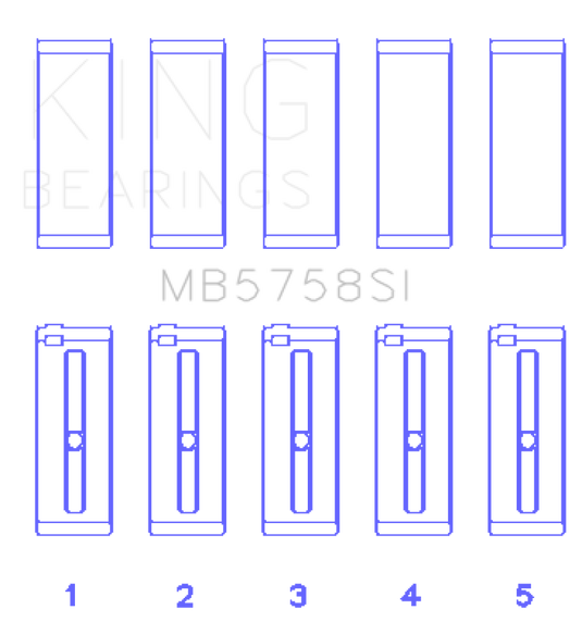 King 2007 Mini Cooper (Size STD) Main Bearing Set