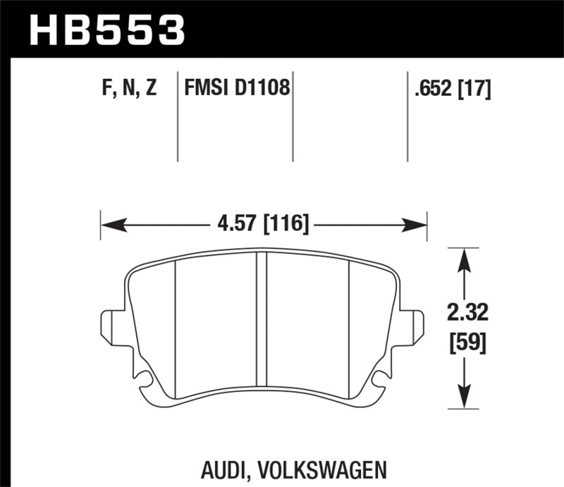 Load image into Gallery viewer, Hawk 06-07 Audi A6 Quattro / 03-04 RS6 / 04-08 S4 HPS Street Rear Brake Pads
