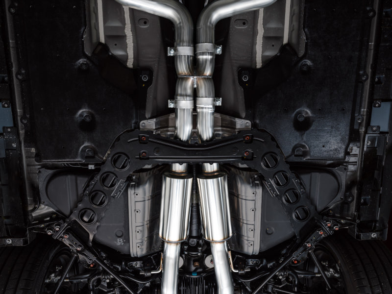 Load image into Gallery viewer, AWE 2023 Nissan Z RZ34 RWD Track Edition Catback Exhaust System w/ Chrome Silver Tips
