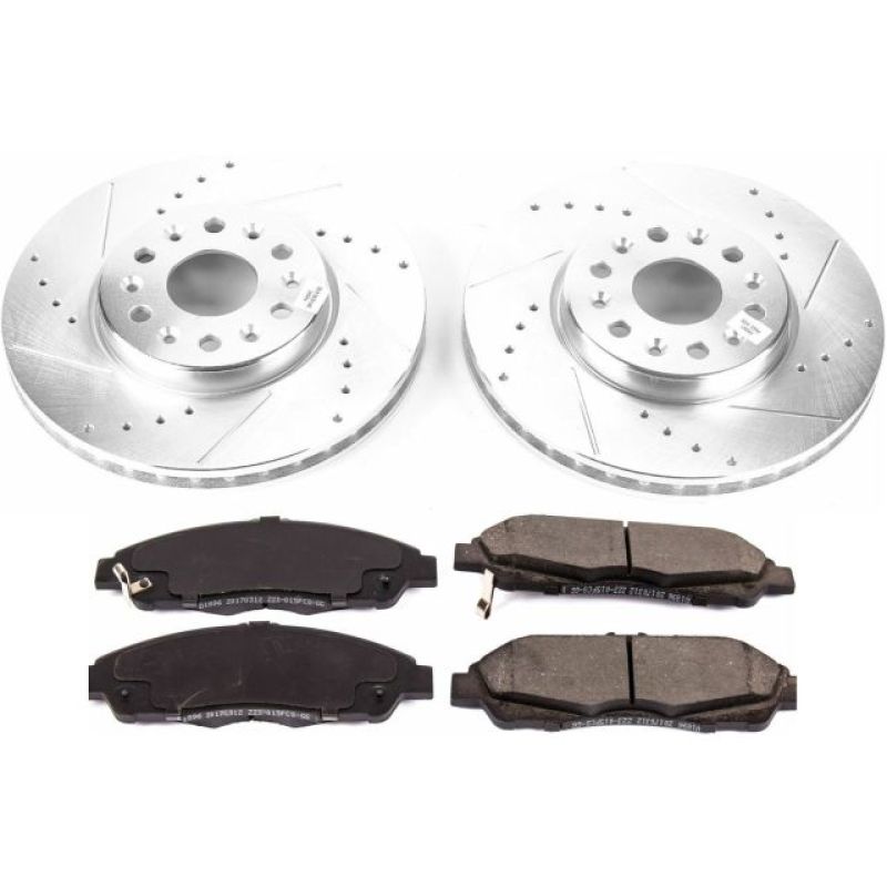 Load image into Gallery viewer, Power Stop 17-18 GMC Acadia Front Z23 Evolution Sport Brake Kit

