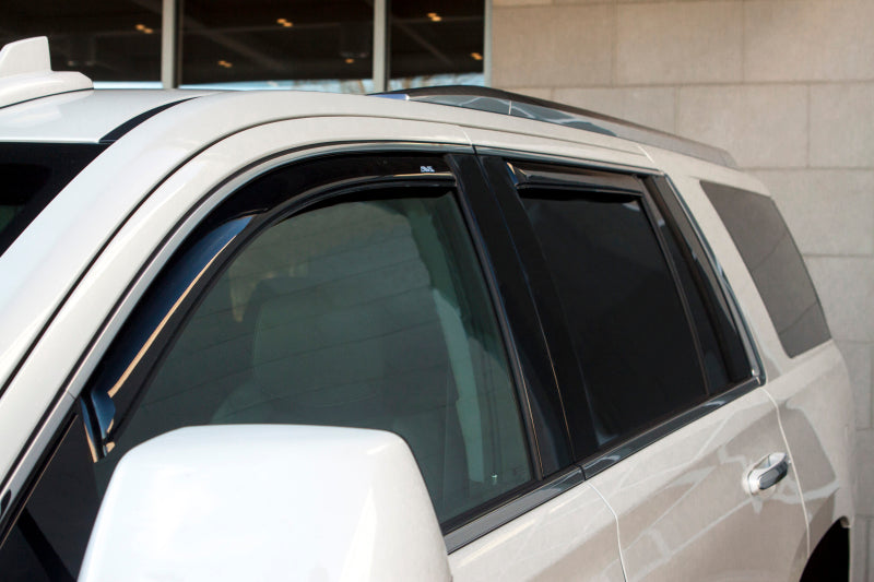 Load image into Gallery viewer, AVS 07-14 Cadillac Escalade Ventvisor In-Channel Front &amp; Rear Window Deflectors 4pc - Smoke
