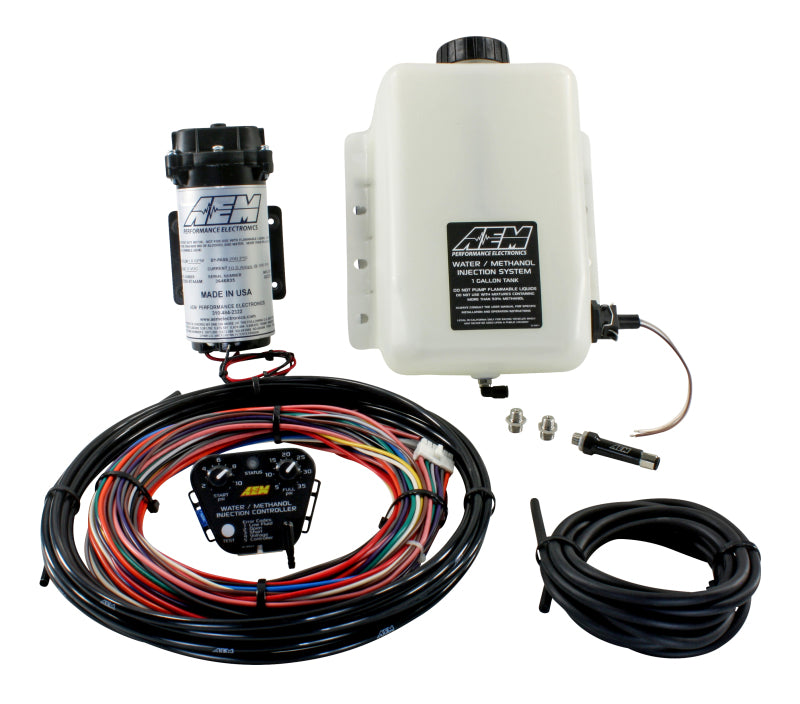 Load image into Gallery viewer, AEM V3 1 Gallon Water/Methanol Injection Kit (Internal Map) - Fuel Injector Connection
