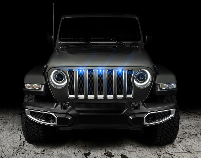 Load image into Gallery viewer, Oracle Pre-Runner Style LED Grille Kit for Jeep Wrangler JL - Blue
