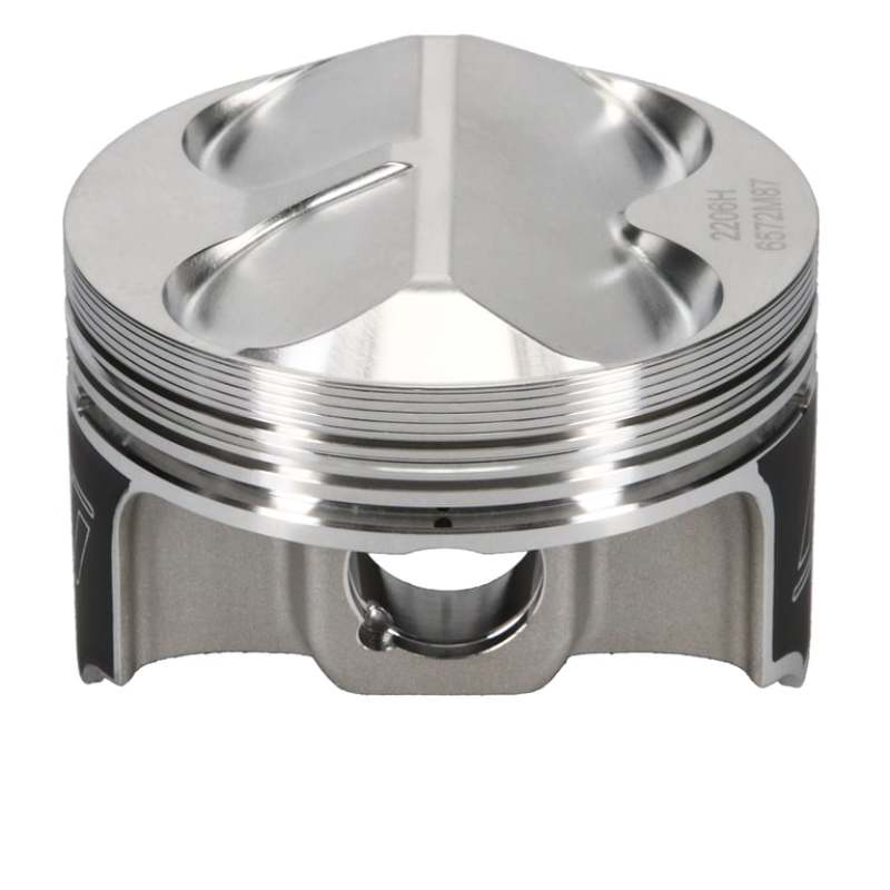 Load image into Gallery viewer, Wiseco Honda 4v DOME +6.5cc STRUTTED 87MM Piston Shelf Stock Kit

