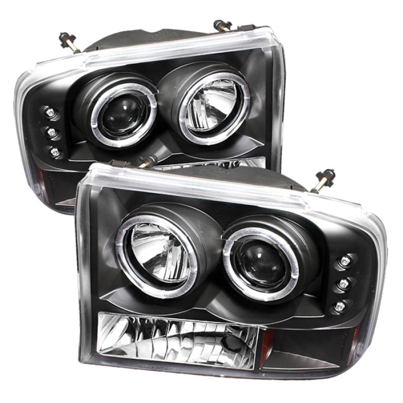 Load image into Gallery viewer, Spyder Ford F250 Super Duty 99-04 Projector Version 2 LED Halo LED Blk PRO-YD-FF25099-1P-G2-BK
