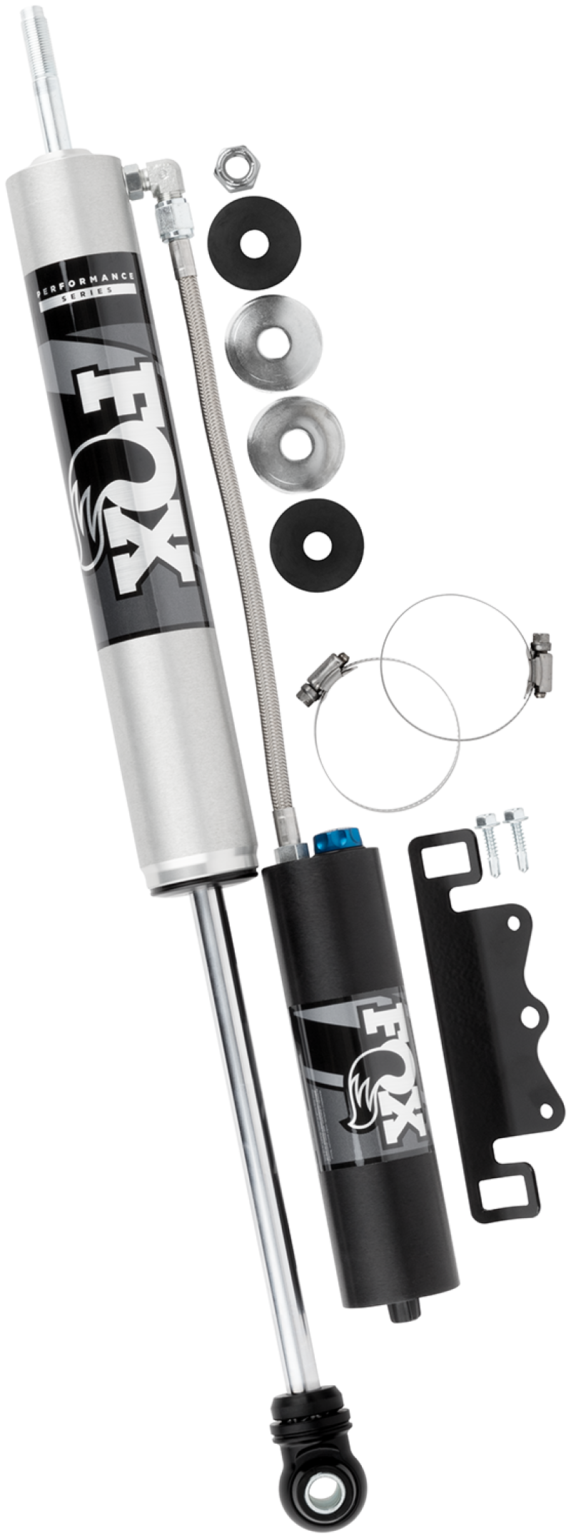 Load image into Gallery viewer, Fox 2005+ Ford Super Duty 2.0 Perf Series 9.6in Smooth Body Remote Res. Front Shock - CD Adj
