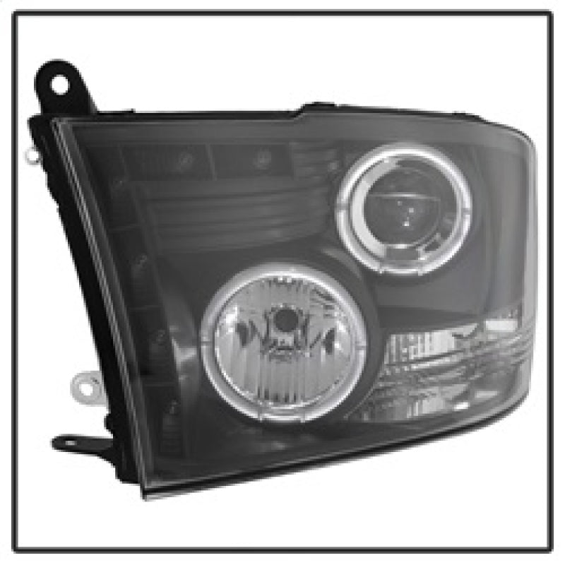 Load image into Gallery viewer, Spyder Dodge Ram 1500 09-14 10-14 Projector Headlights Halogen- LED Halo LED - Blk PRO-YD-DR09-HL-BK
